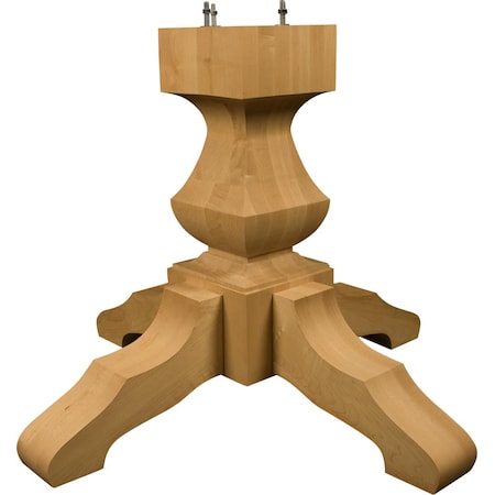 Osborne Wood Products 25 x 34 Transitional Pedestal Base Kit in Red Oak PK 1175O